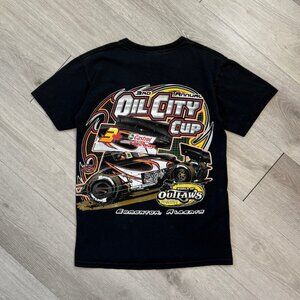 Vintage World of Outlaws Oil City Cup Sprint Car Racing Men's T-Shirt - Small